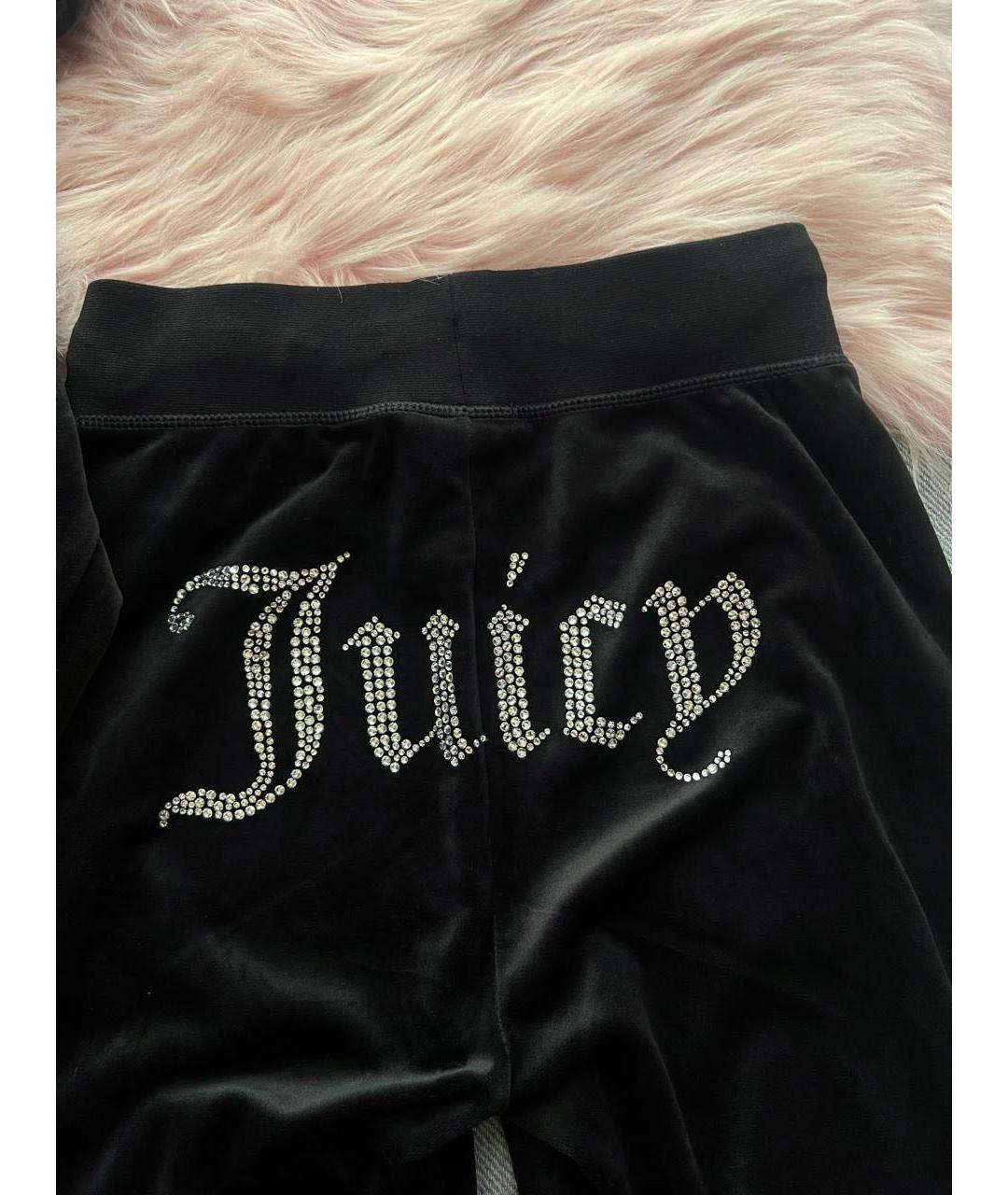 JUICY COUTURE Черный велюровый спортивные костюмы, фото 8