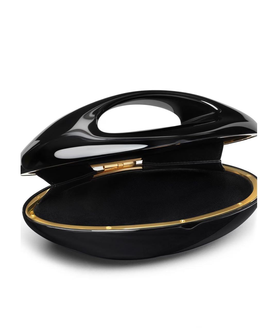 ALAIA Черная сумка с короткими ручками, фото 3