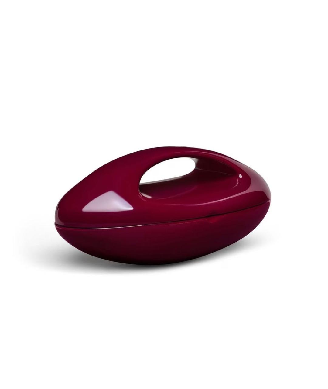 ALAIA Бордовая сумка с короткими ручками, фото 2