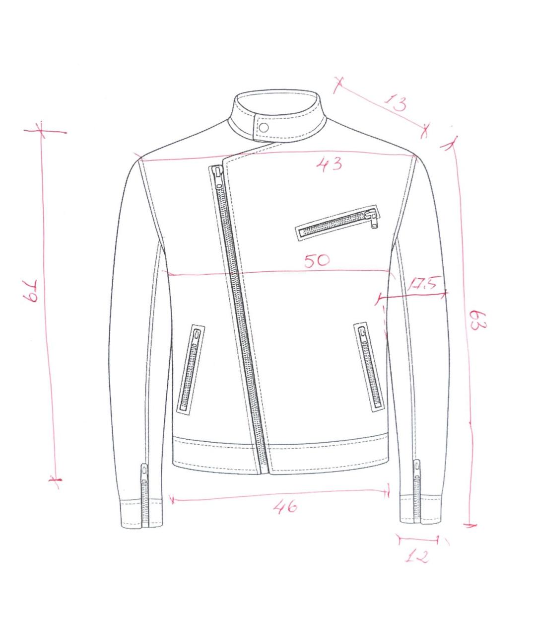 PAL ZILERI Черная кожаная куртка, фото 8