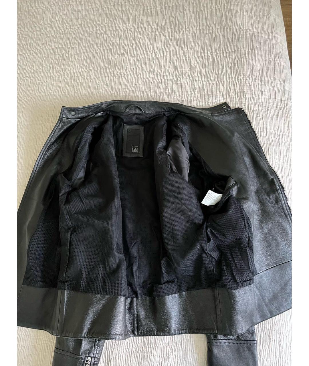 PAL ZILERI Черная кожаная куртка, фото 6