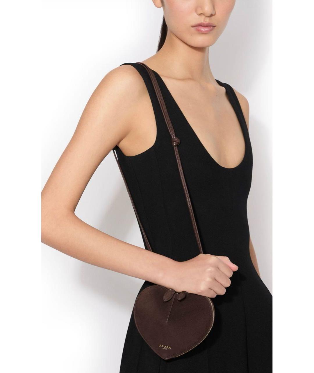 ALAIA Коричневая сумка через плечо, фото 4