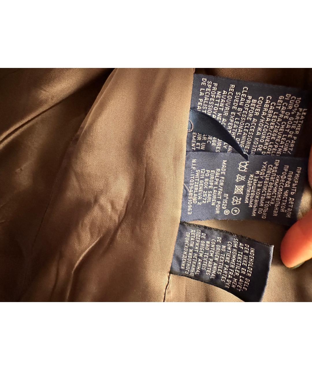 RALPH LAUREN Серый твидовый жакет/пиджак, фото 4