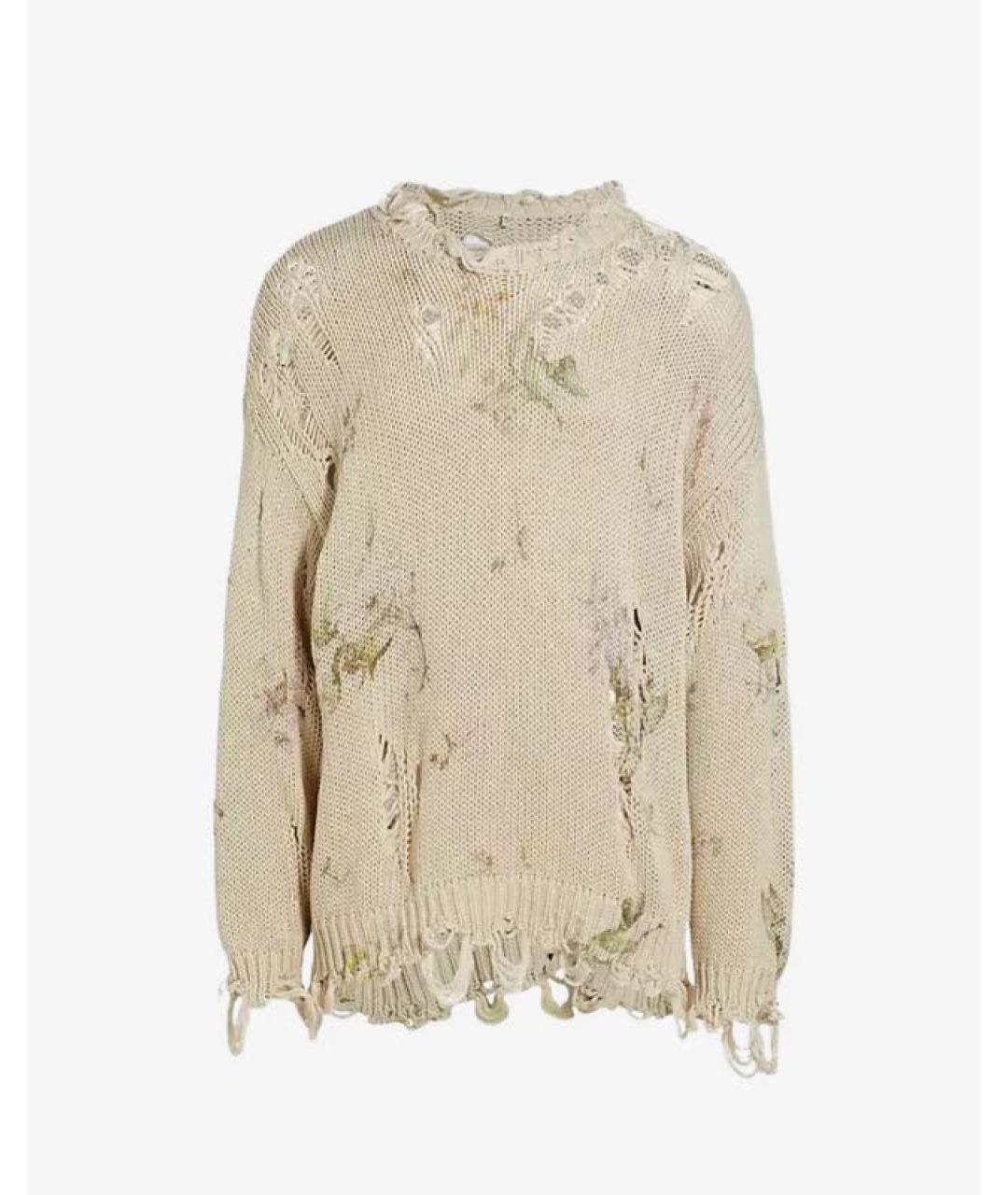 R13 Бежевый хлопковый джемпер / свитер, фото 5