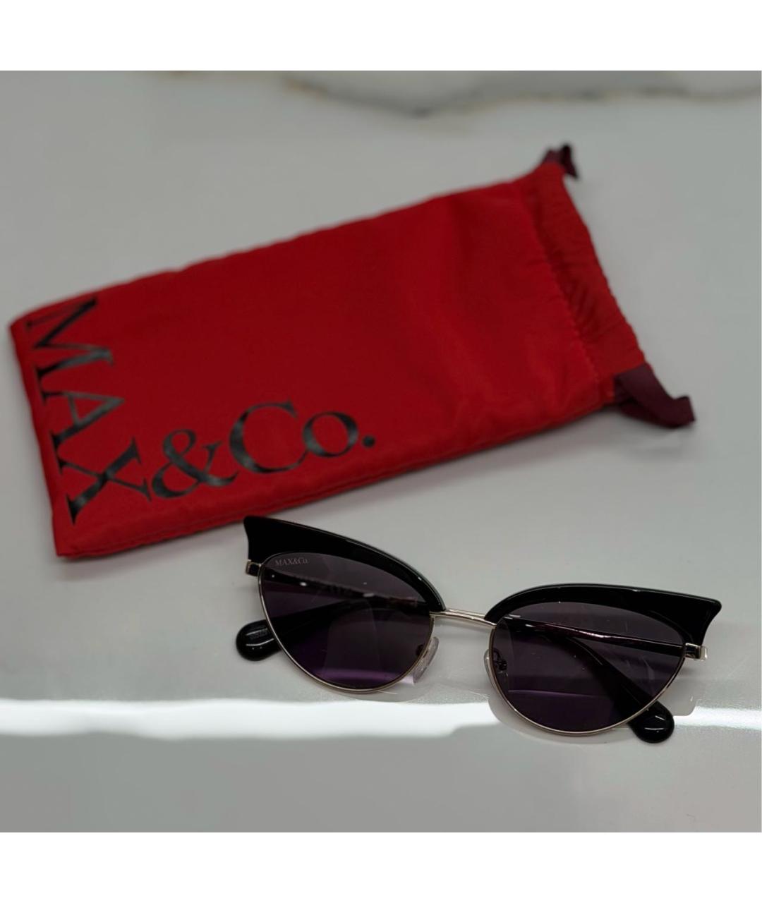 MAX&CO Черные пластиковые солнцезащитные очки, фото 5