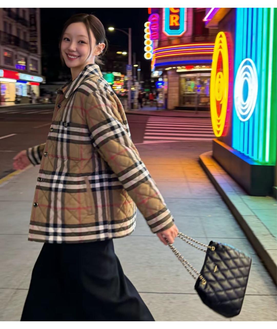 BURBERRY Бежевая хлопковая куртка, фото 4