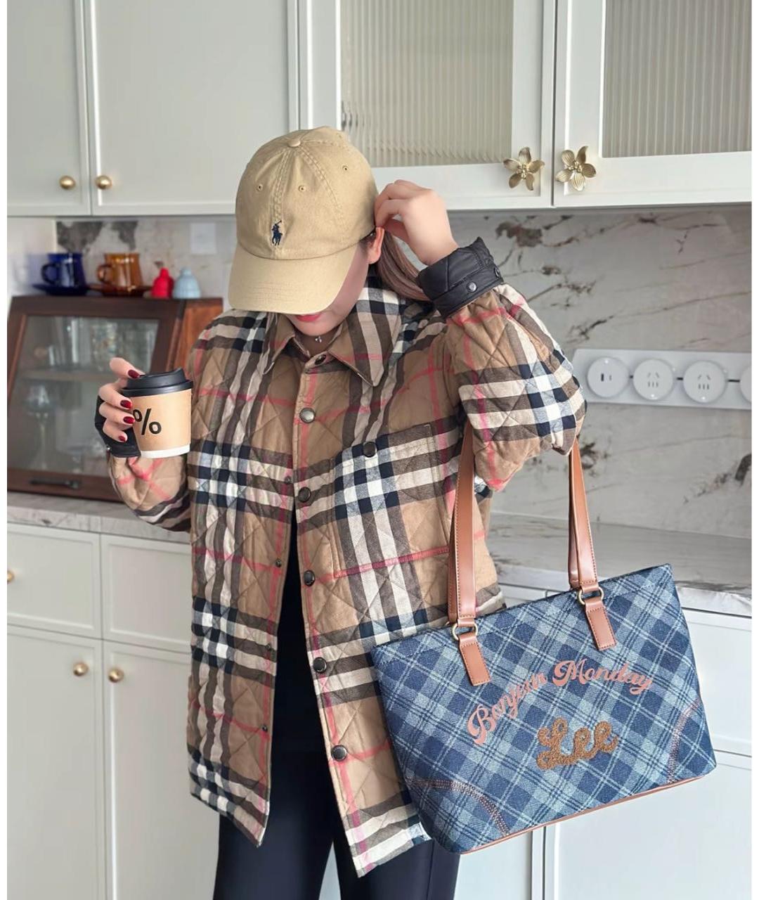 BURBERRY Бежевая хлопковая куртка, фото 5