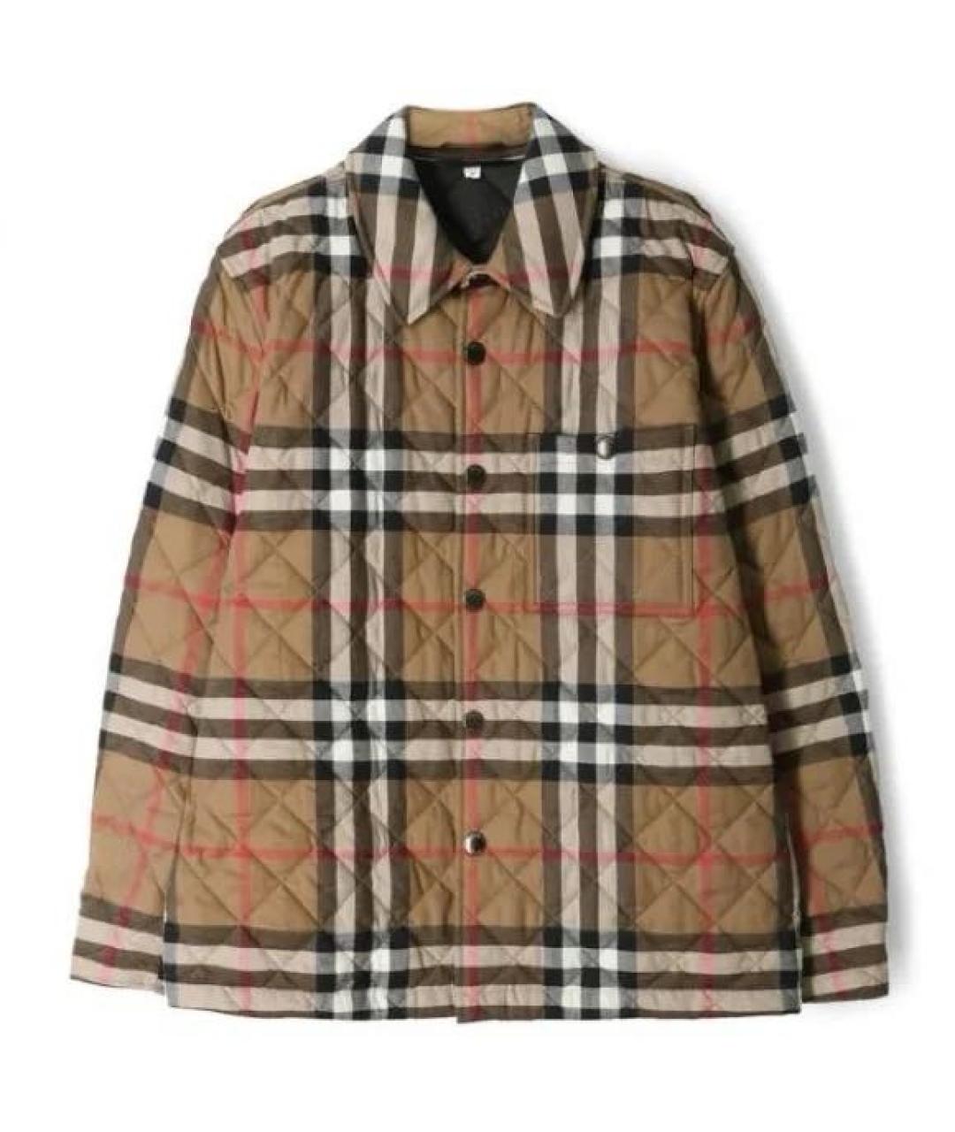 BURBERRY Бежевая хлопковая куртка, фото 1