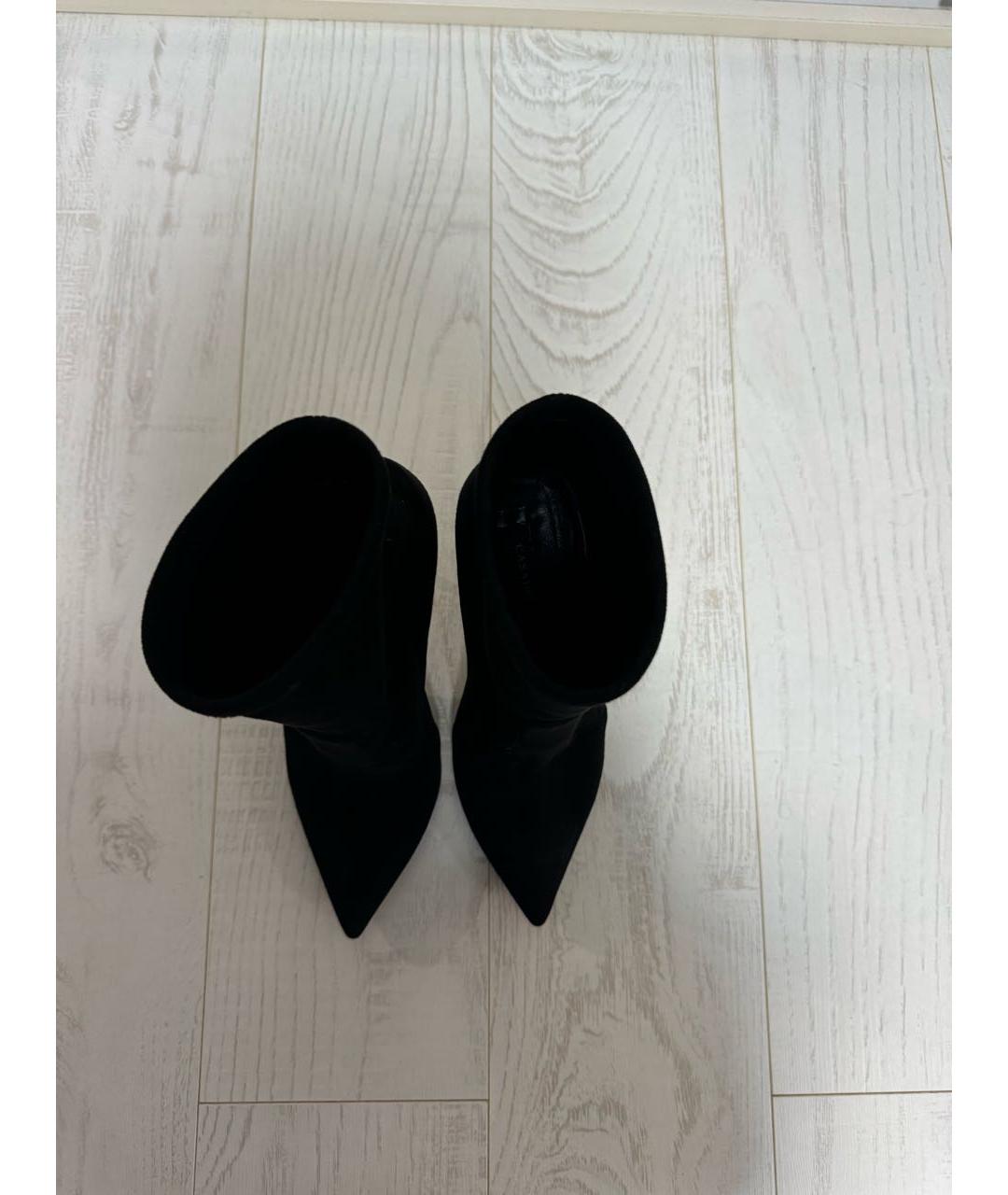 CASADEI Черные замшевые ботильоны, фото 3