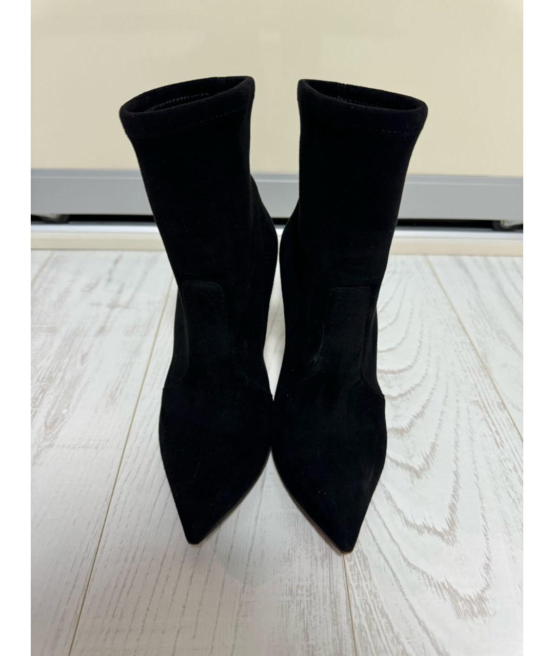 CASADEI Черные замшевые ботильоны, фото 2