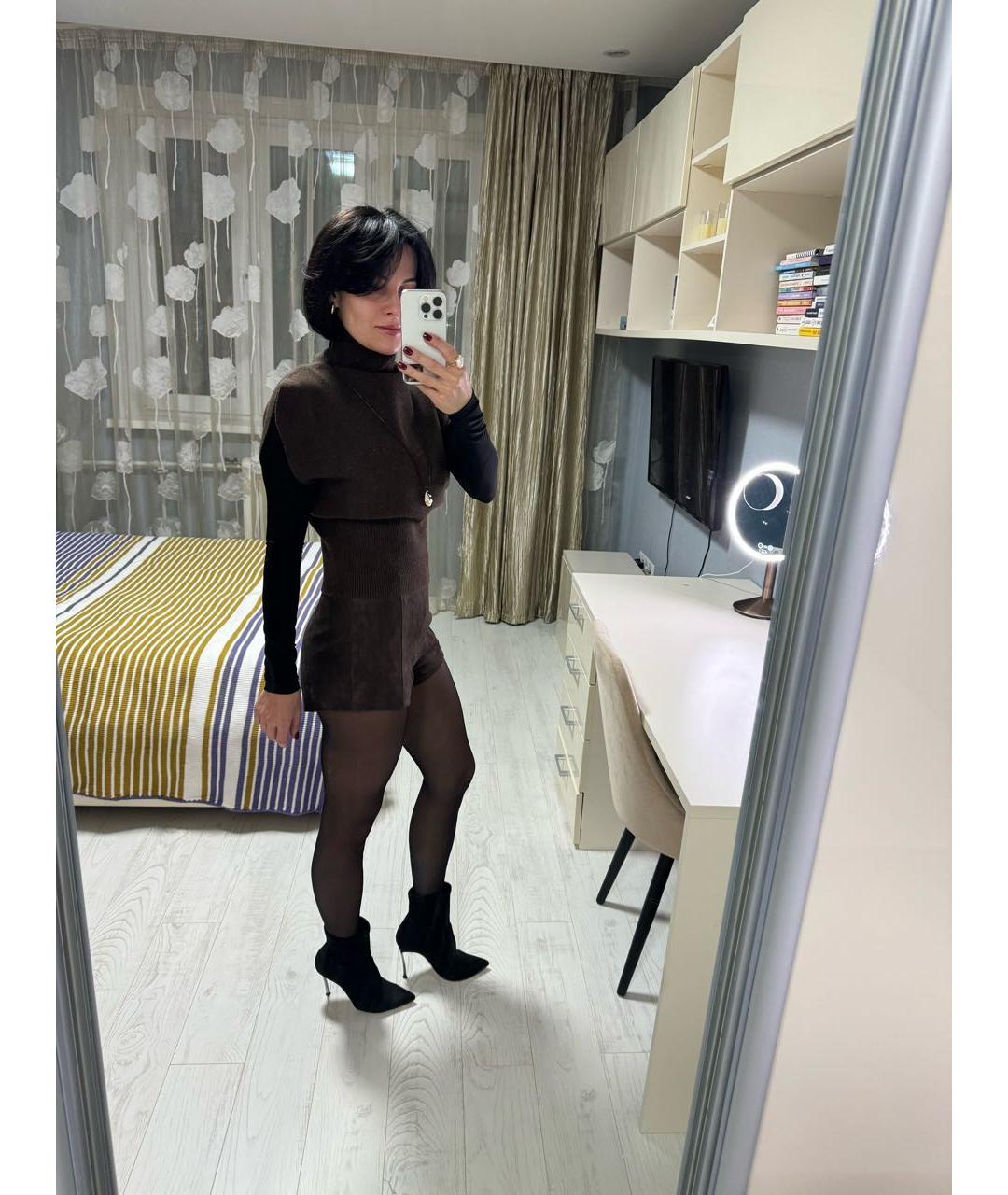 CASADEI Черные замшевые ботильоны, фото 7