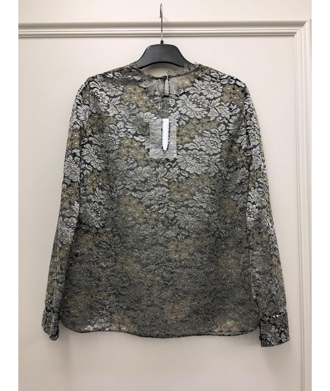 SAINT LAURENT Серебряная полиамидовая блузы, фото 3