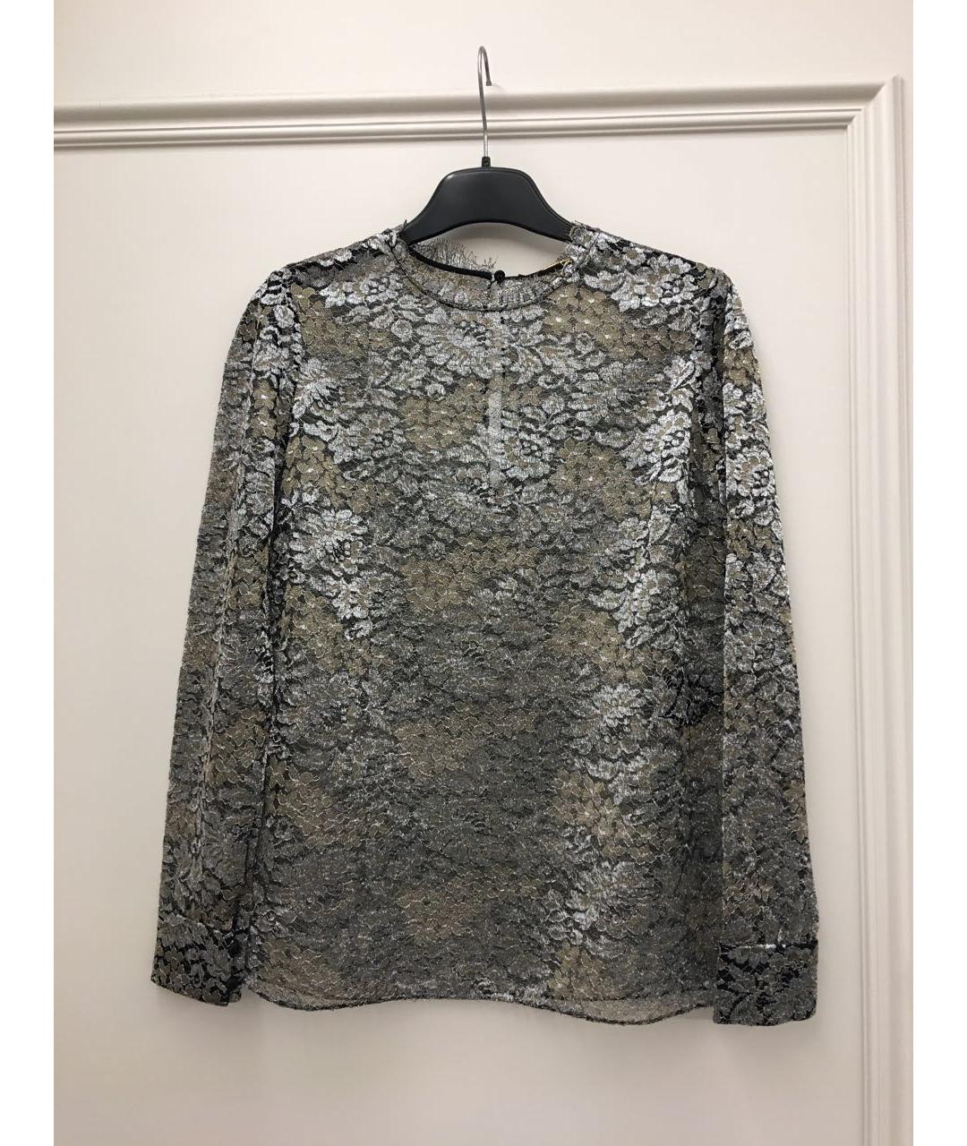 SAINT LAURENT Серебряная полиамидовая блузы, фото 7