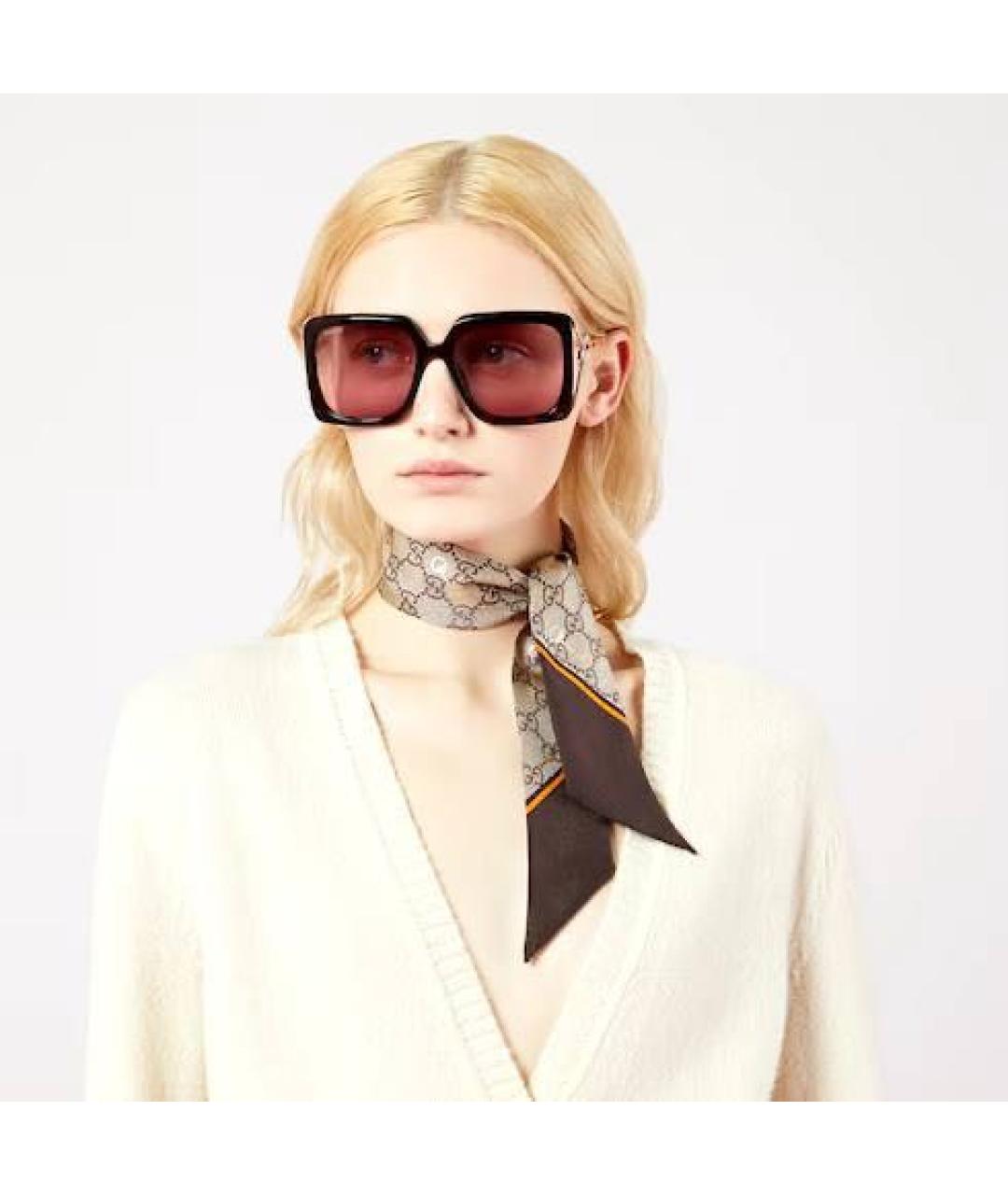 GUCCI Мульти шелковый шарф, фото 6