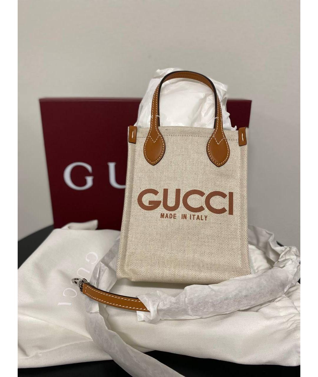 GUCCI Бежевая сумка через плечо, фото 2