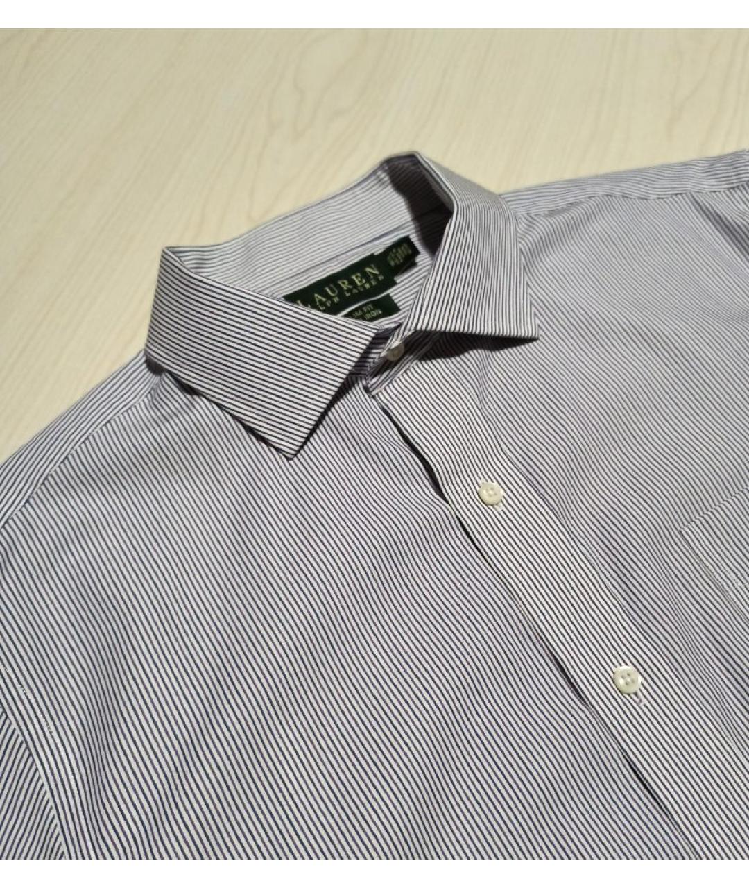 RALPH LAUREN Фиолетовая хлопковая классическая рубашка, фото 2