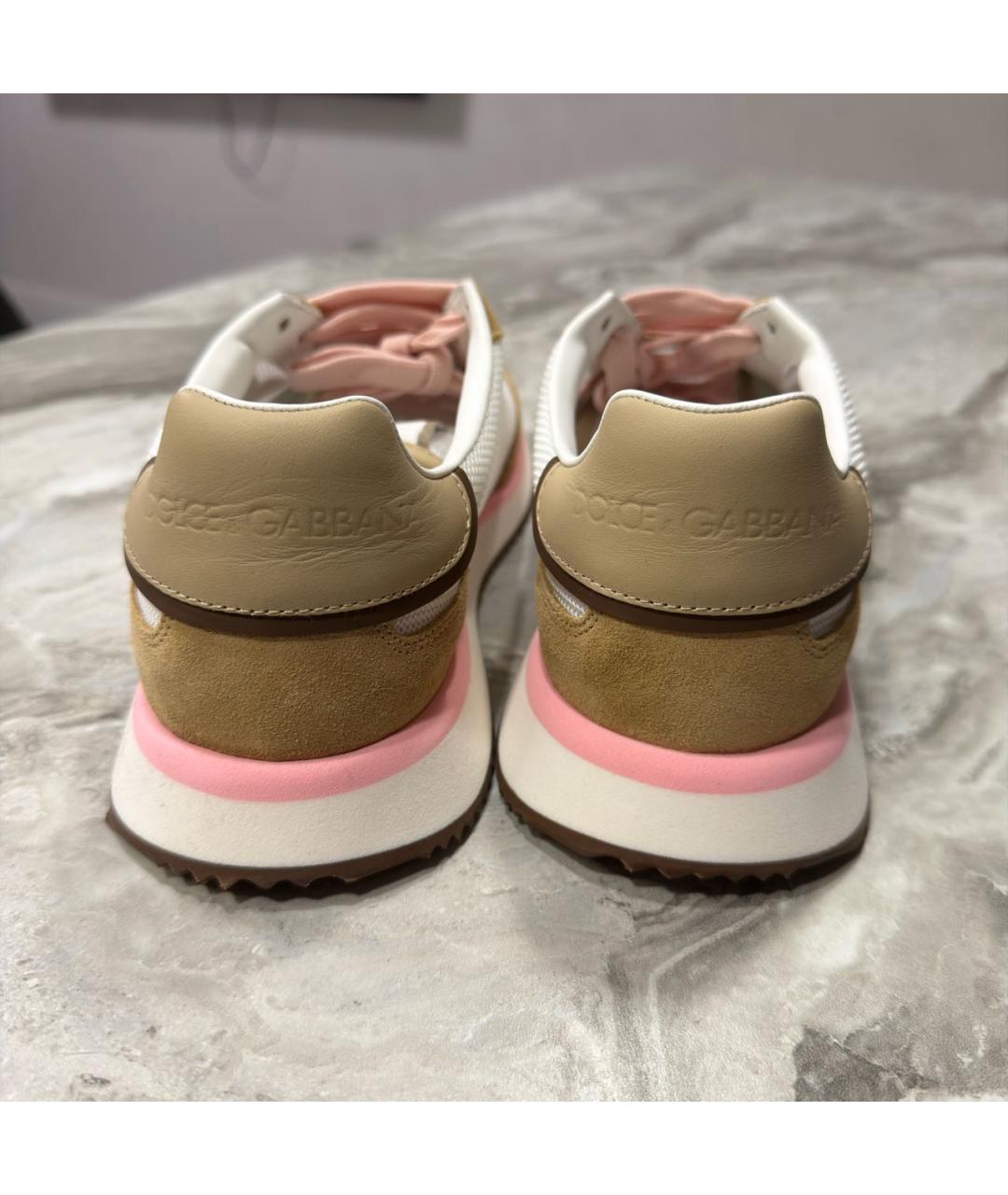 DOLCE&GABBANA Мульти текстильные кроссовки, фото 3