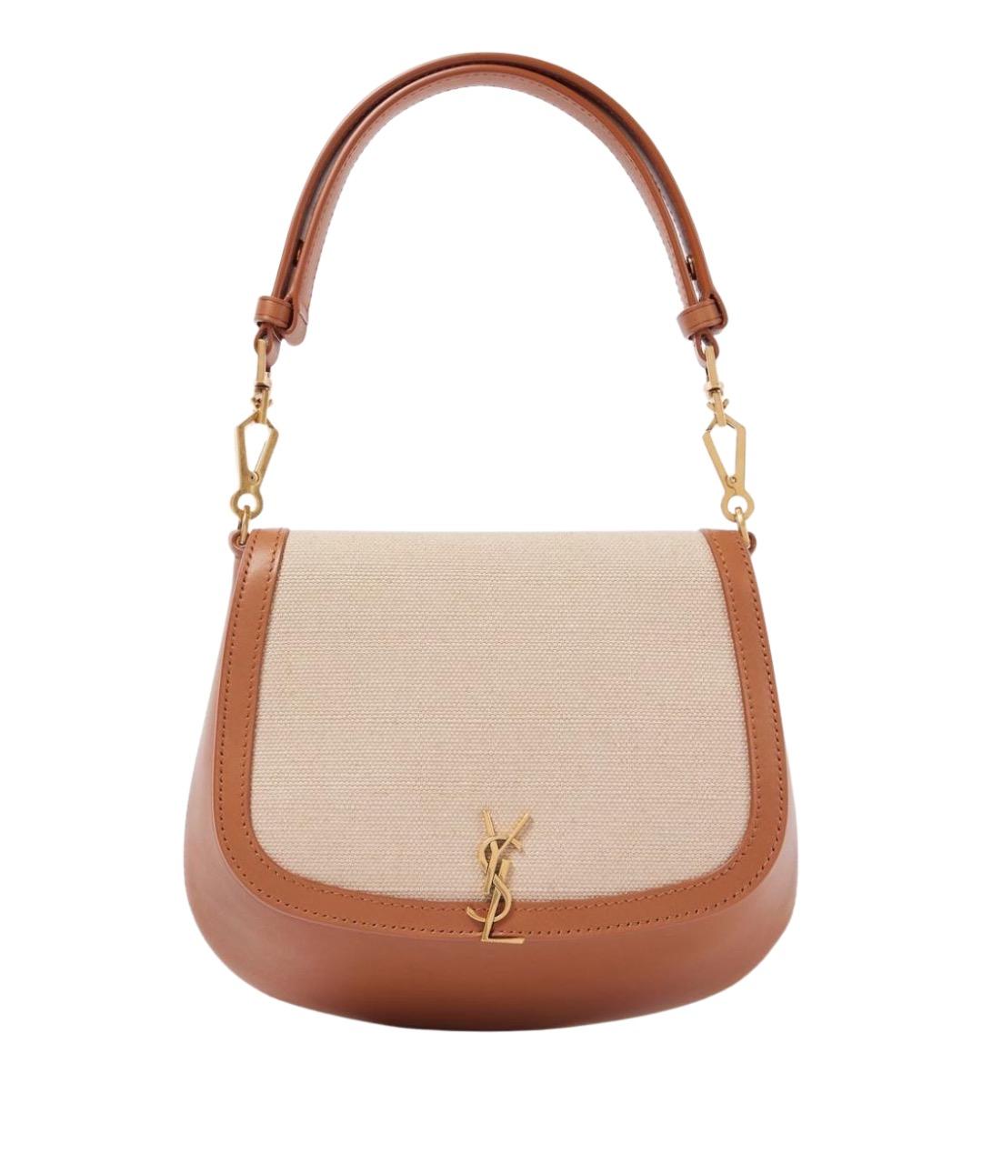 SAINT LAURENT Бежевая сумка через плечо, фото 1