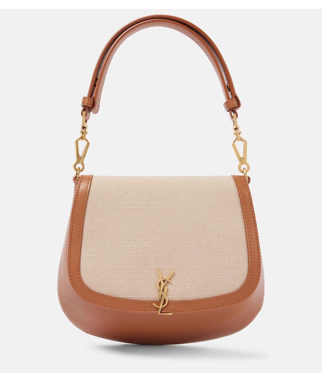 SAINT LAURENT Бежевая сумка через плечо, фото 8