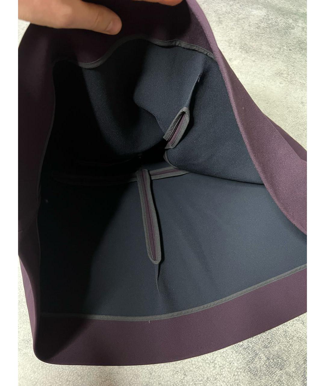 MARNI Фиолетовая ацетатная юбка миди, фото 8
