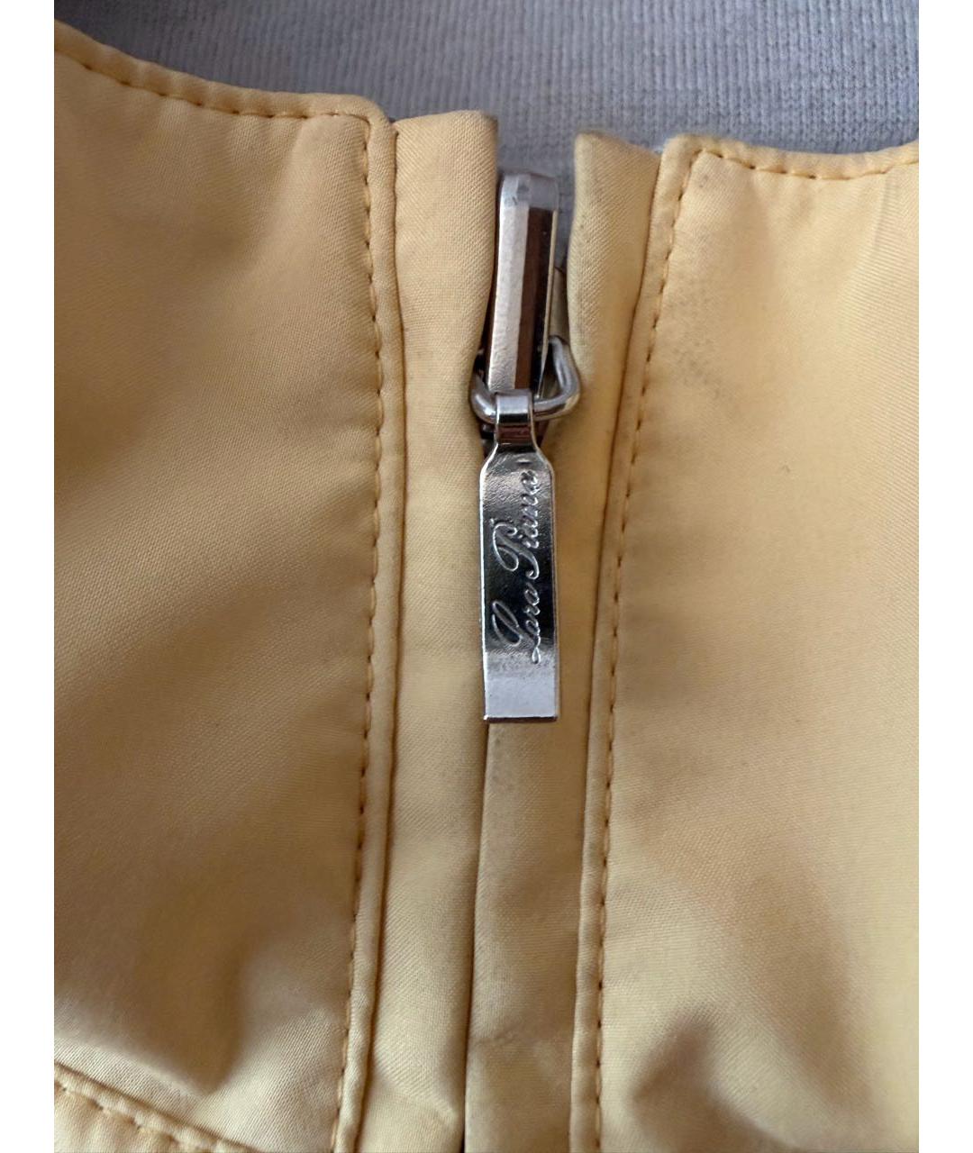 LORO PIANA Желтая полиэстеровая куртка, фото 6