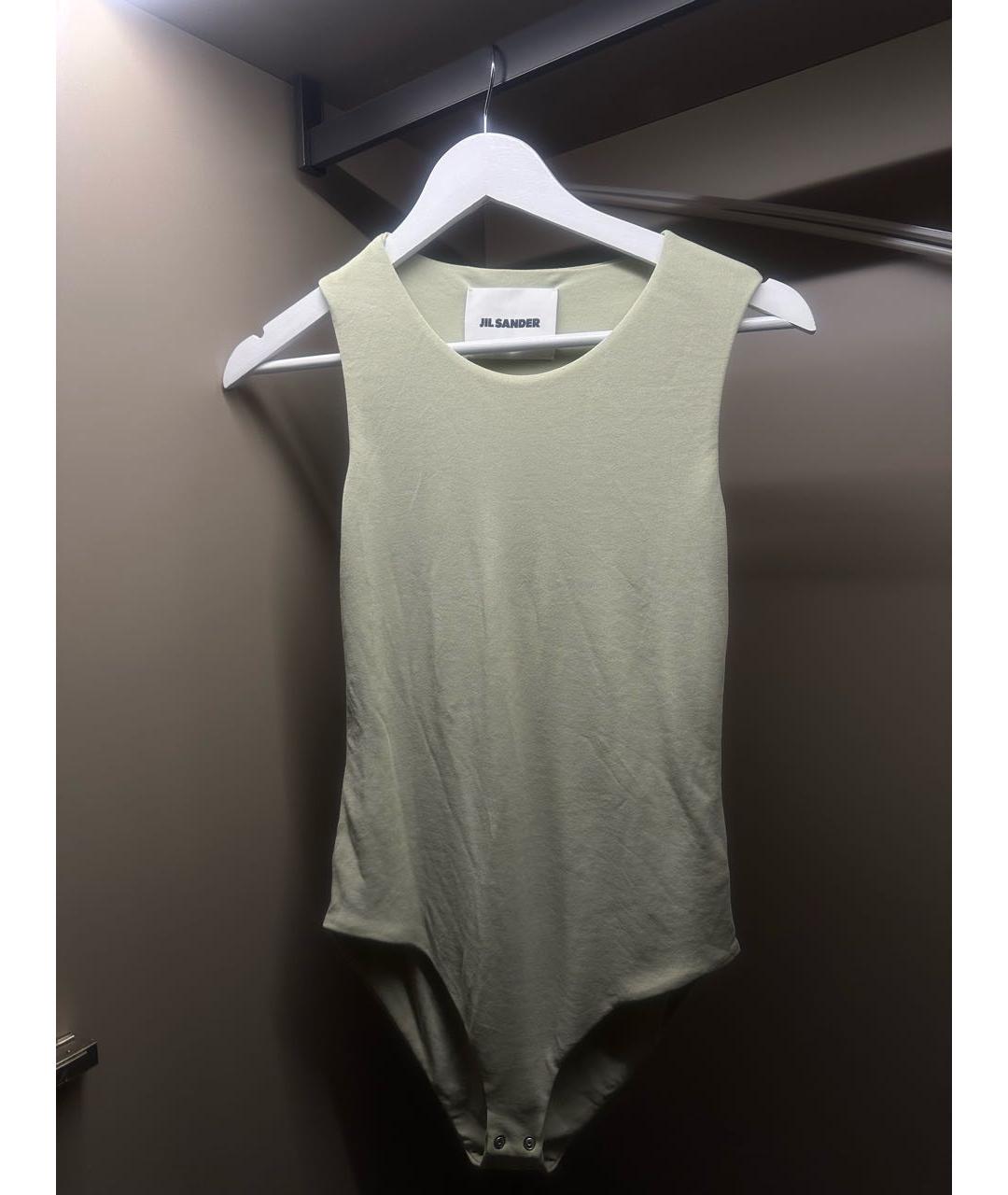 JIL SANDER Хаки боди, фото 3