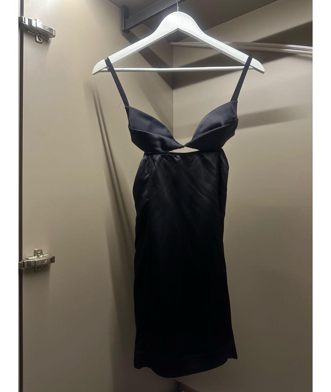 NENSI DOJAKA Черное коктейльное платье, фото 4