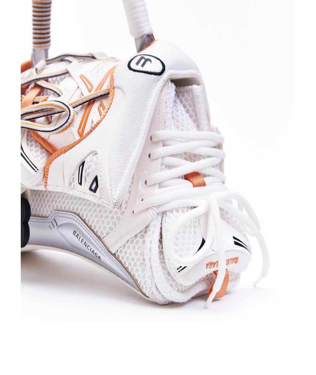 BALENCIAGA Бежевая синтетическая сумка с короткими ручками, фото 4