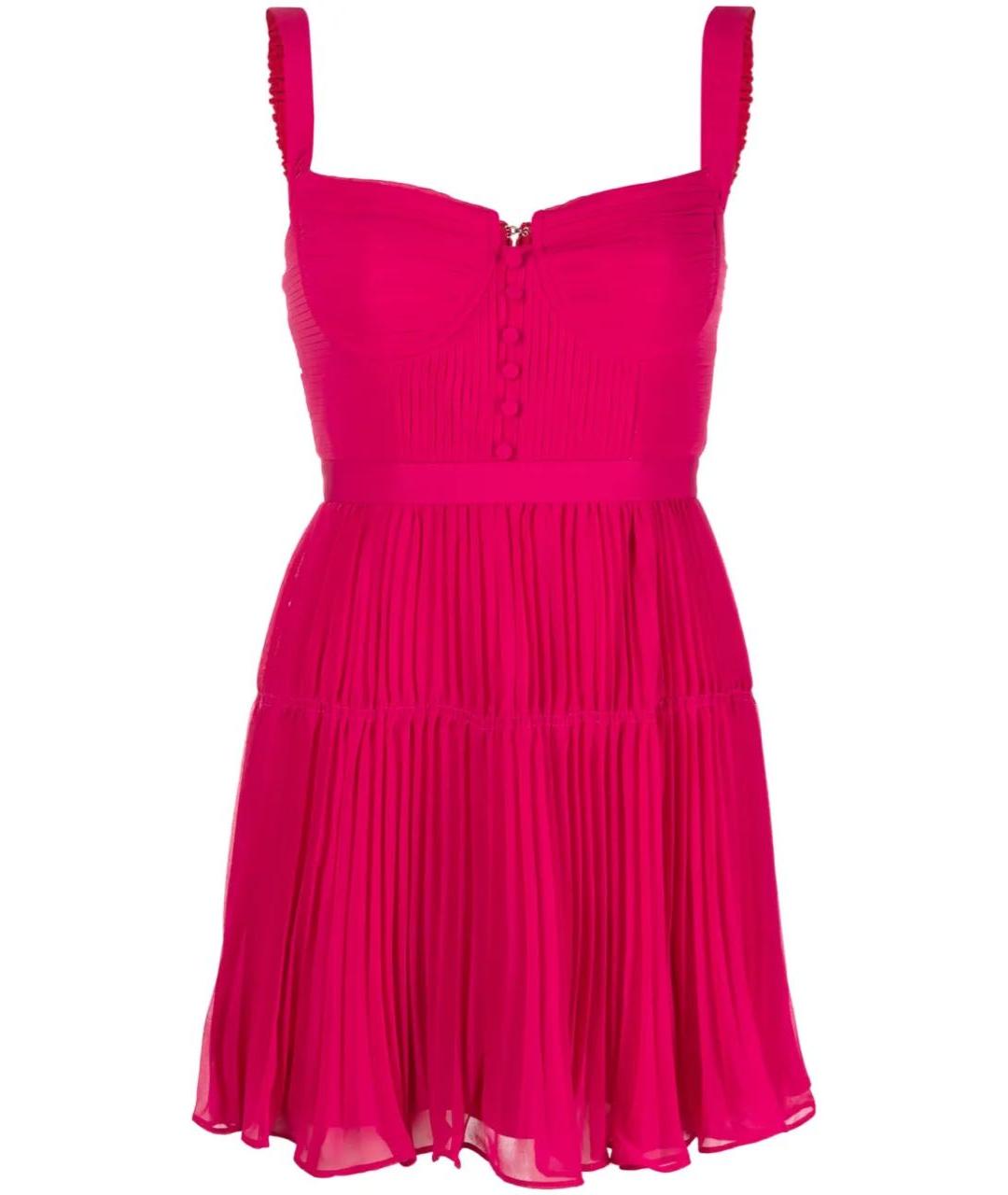 SELF-PORTRAIT Красное шифоновое повседневное платье, фото 1