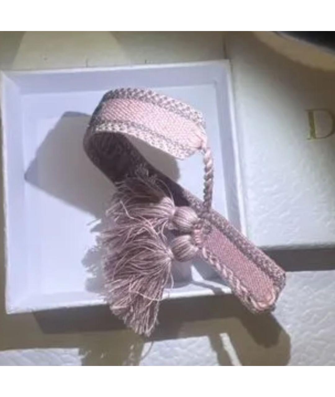 CHRISTIAN DIOR Розовый браслет, фото 3