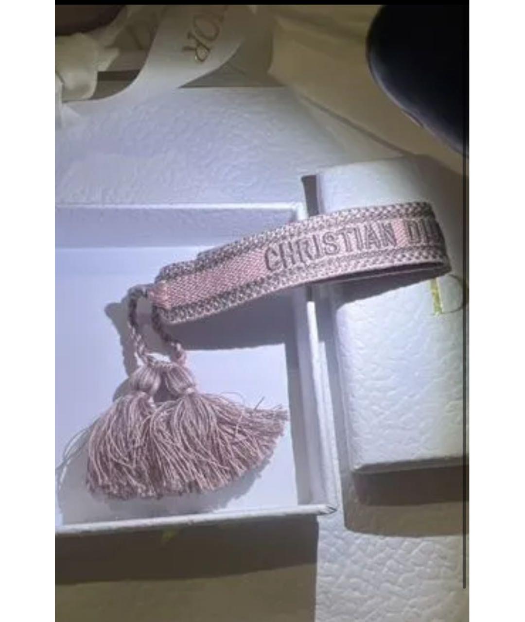CHRISTIAN DIOR Розовый браслет, фото 4