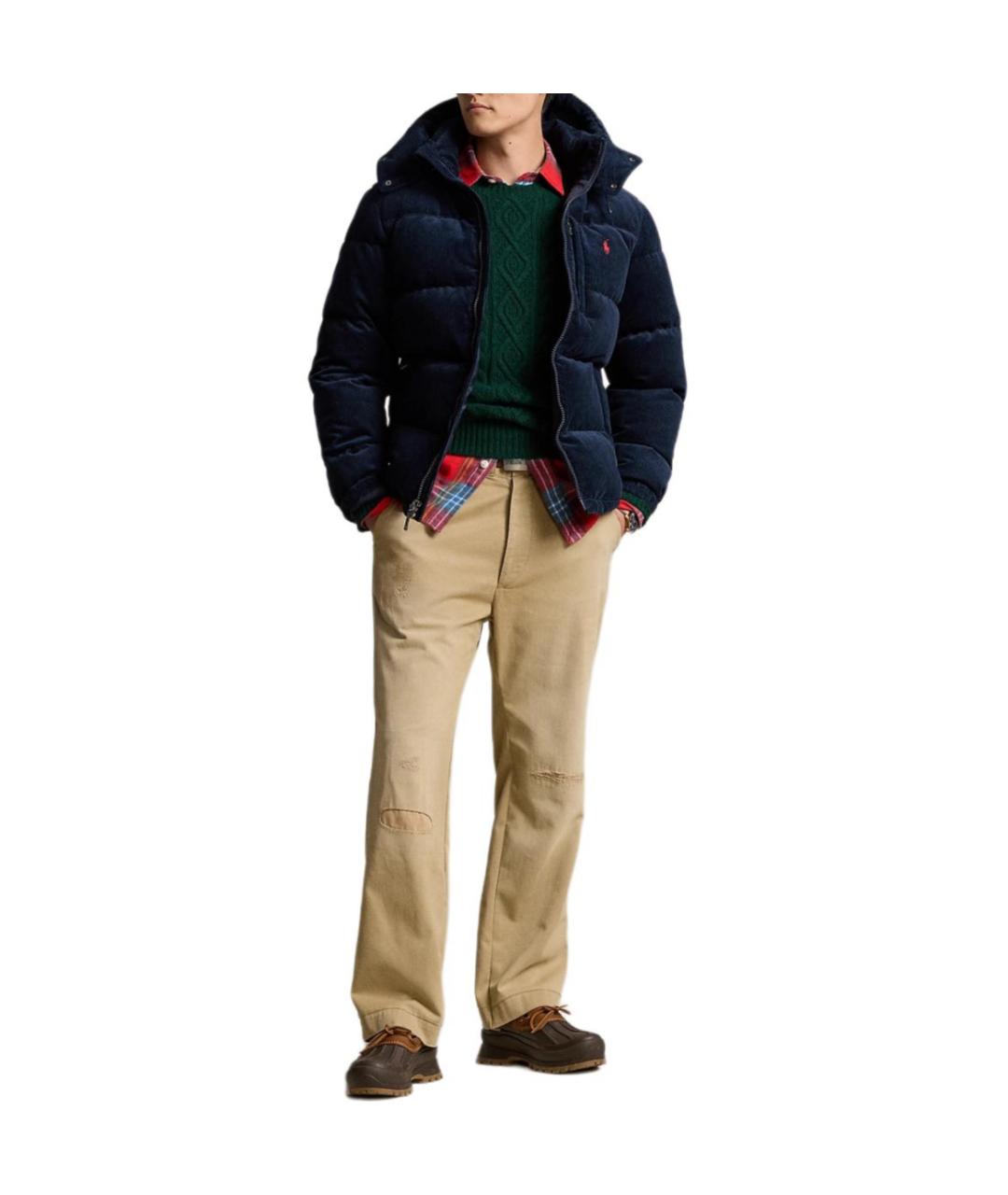 POLO RALPH LAUREN Темно-синий пуховик, фото 4