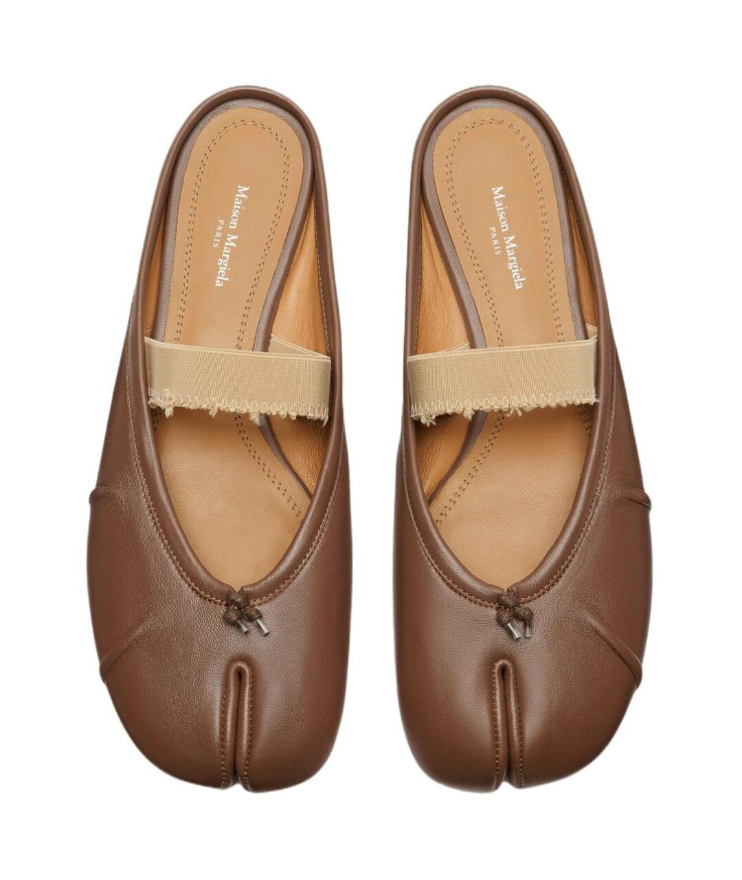 MAISON MARGIELA Коричневые балетки, фото 4