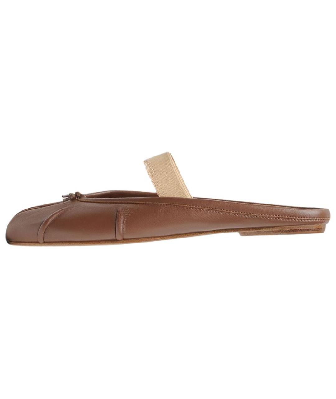 MAISON MARGIELA Коричневые балетки, фото 2