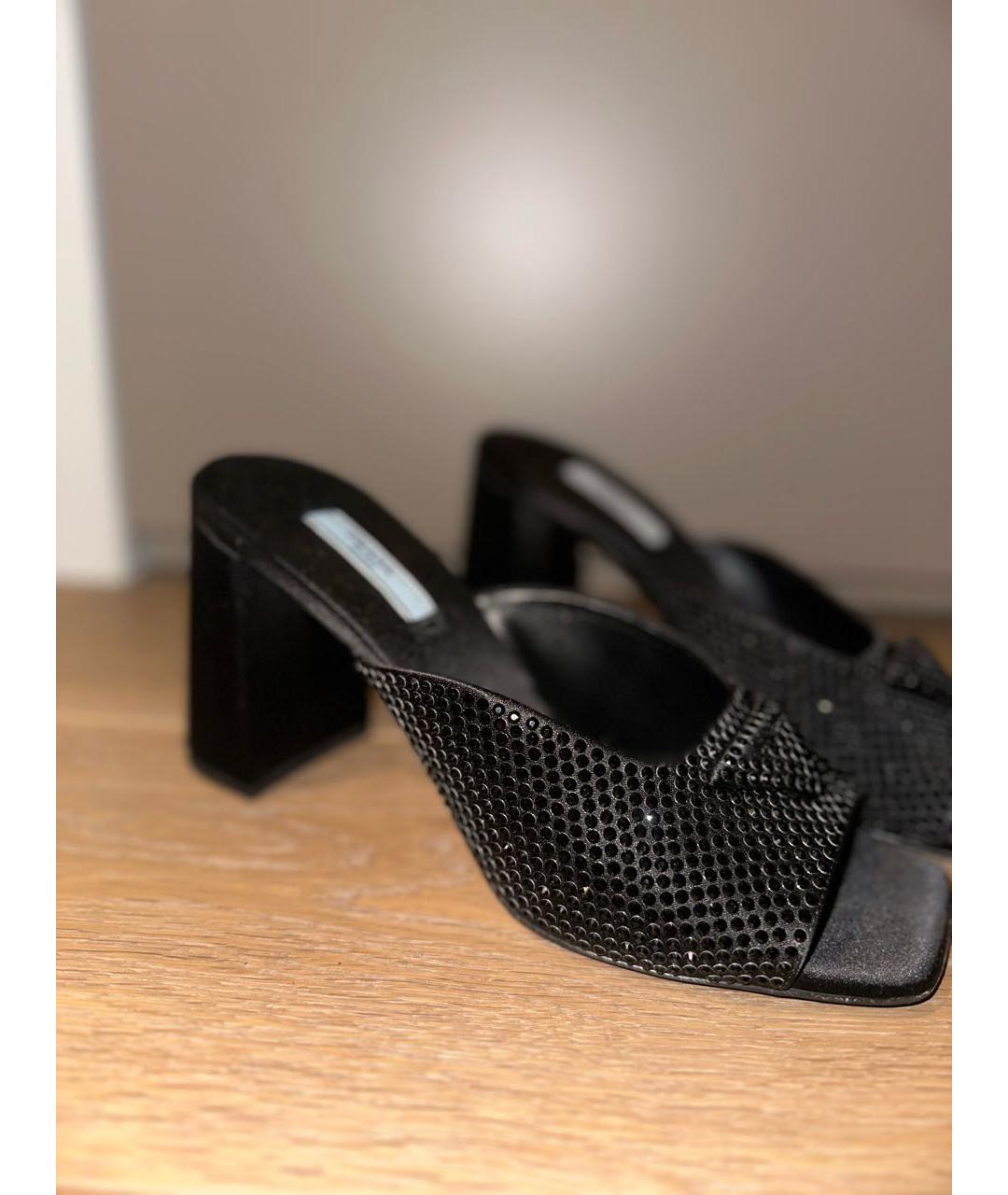 PRADA Черные мюли, фото 2
