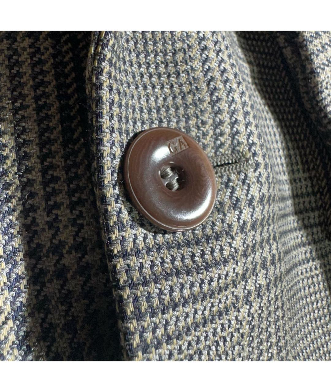GIORGIO ARMANI Серый шерстяной пиджак, фото 4