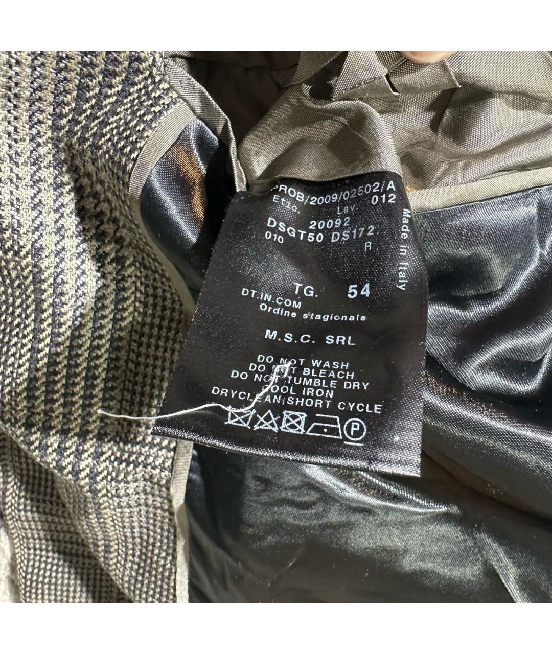 GIORGIO ARMANI Серый шерстяной пиджак, фото 7
