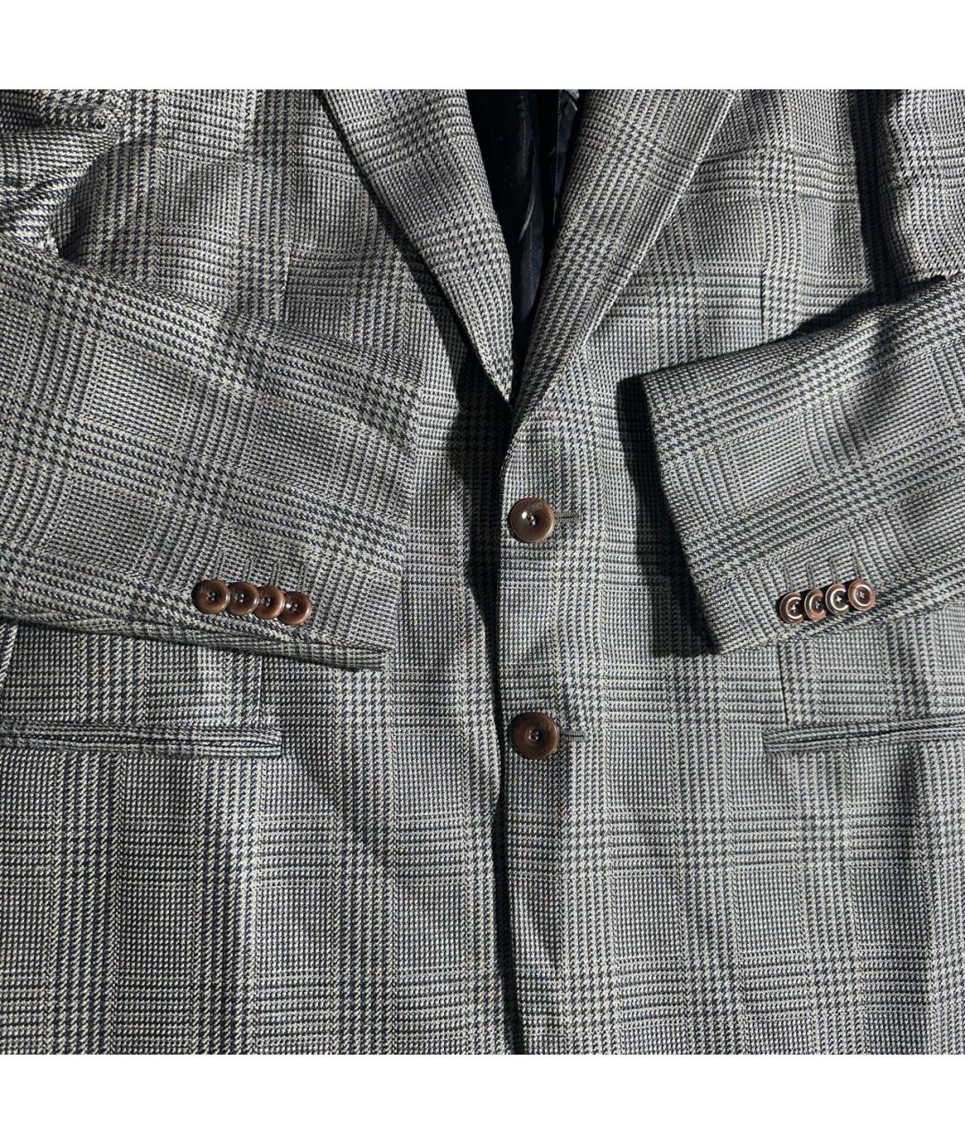 GIORGIO ARMANI Серый шерстяной пиджак, фото 3