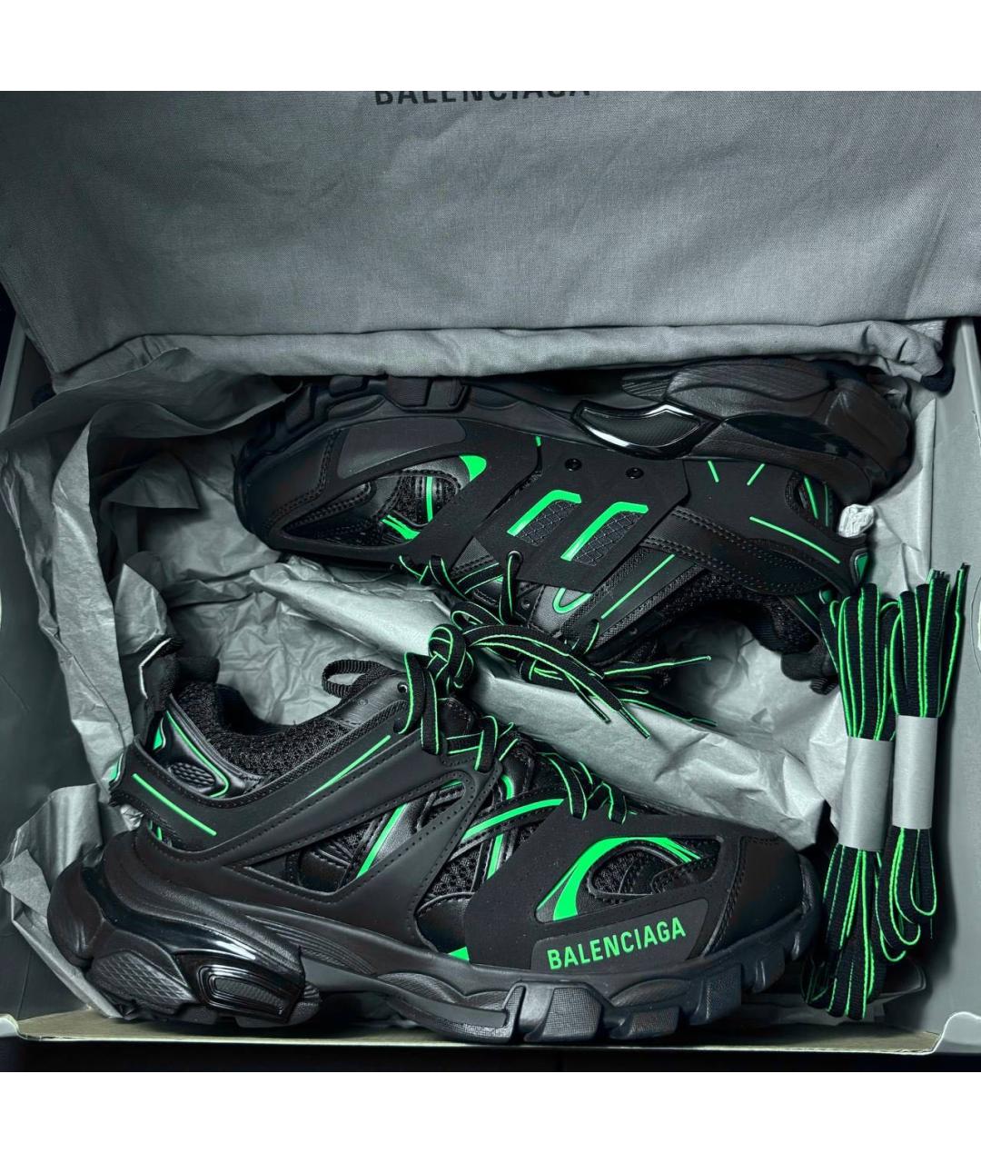 BALENCIAGA Черные текстильные кроссовки, фото 7