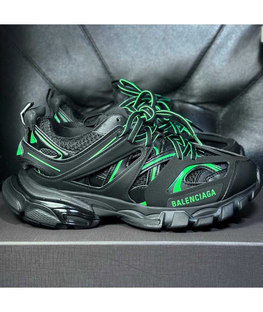 BALENCIAGA Черные текстильные кроссовки, фото 9