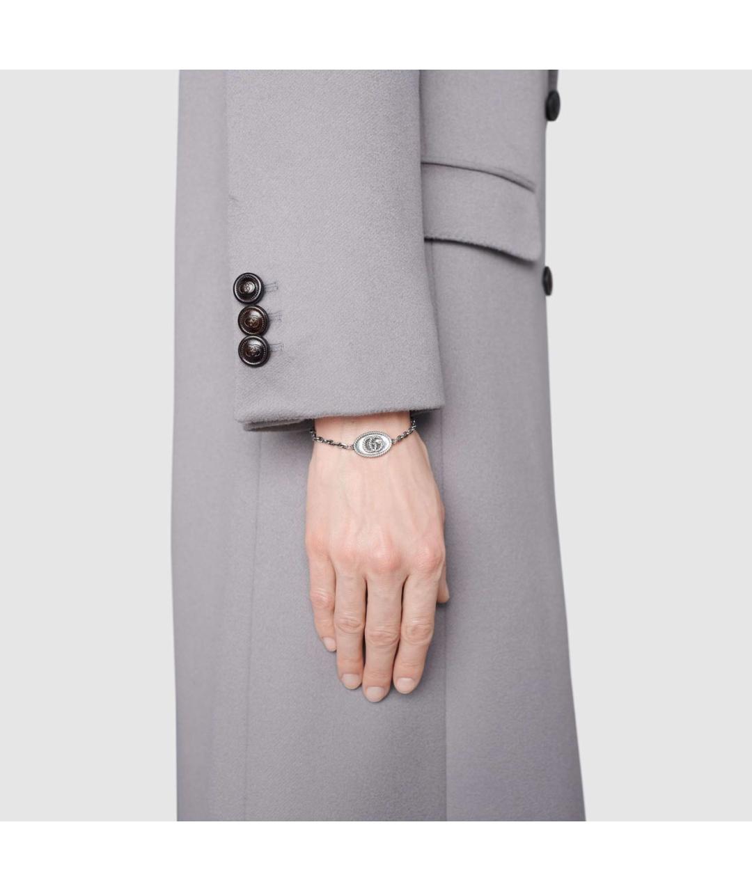 GUCCI Серебрянный серебряный браслет, фото 4