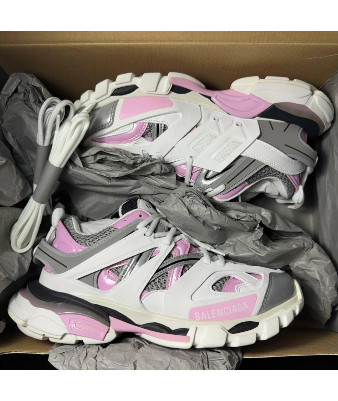 BALENCIAGA Белые текстильные кроссовки, фото 8