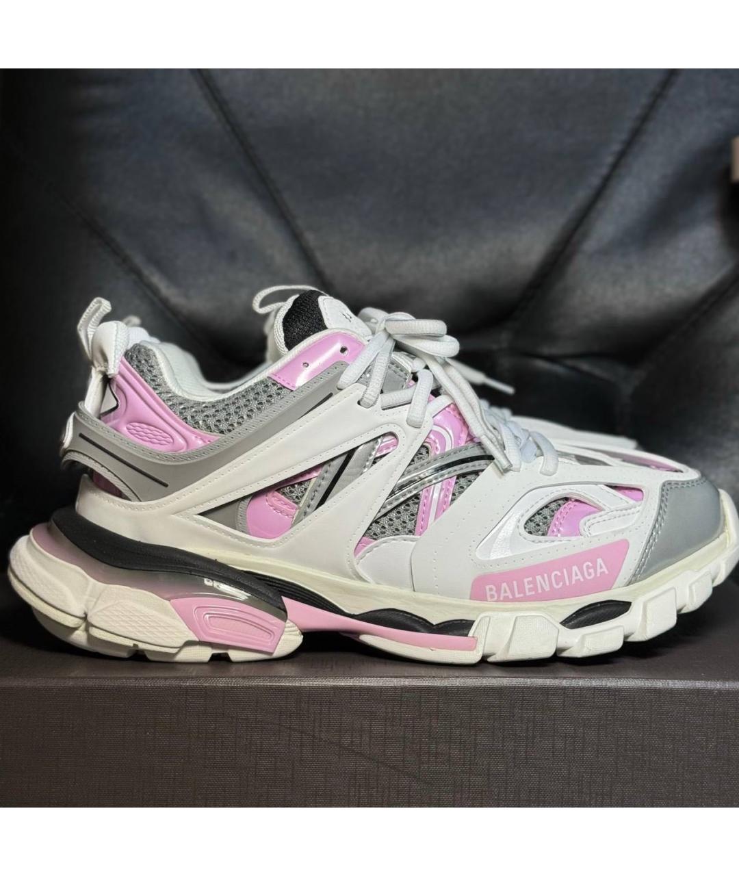 BALENCIAGA Белые текстильные кроссовки, фото 9