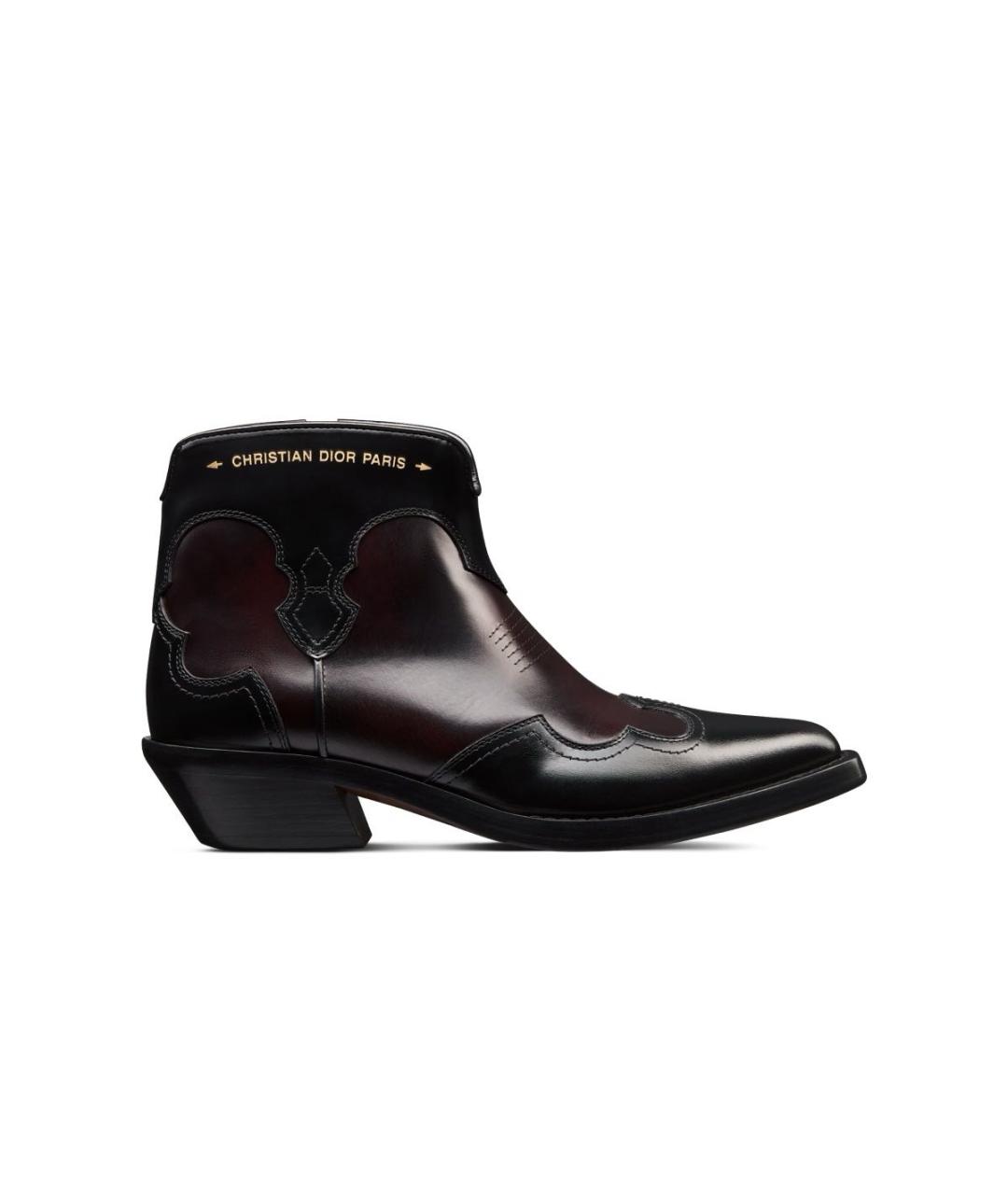CHRISTIAN DIOR Кожаные полусапоги, фото 1