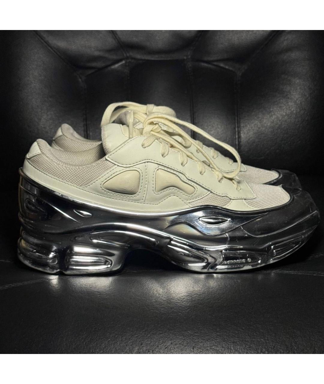 ADIDAS X RAF SIMONS Бежевые текстильные кроссовки, фото 9