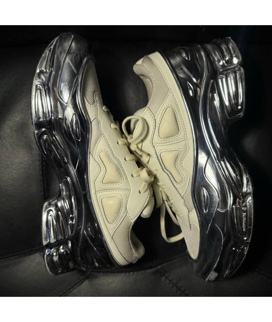 ADIDAS X RAF SIMONS Бежевые текстильные кроссовки, фото 6