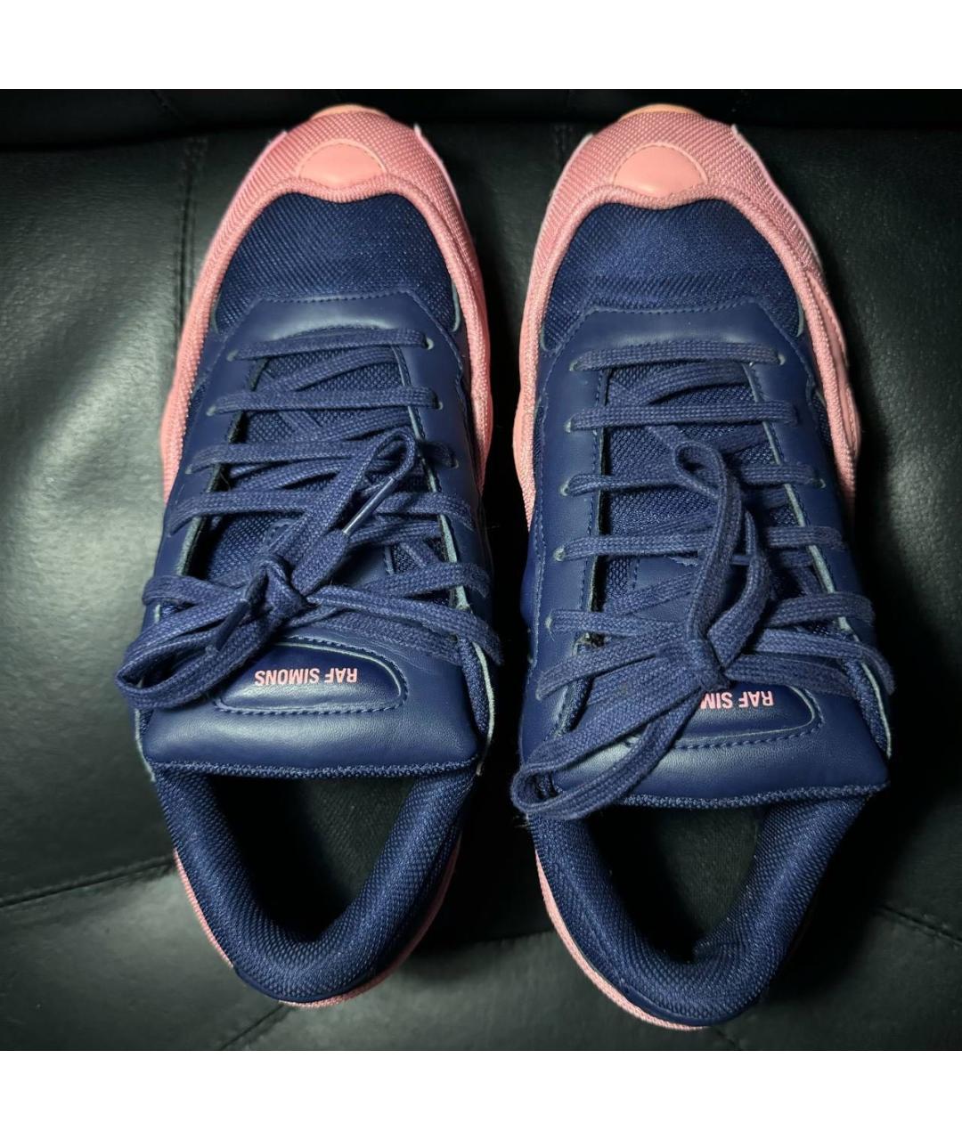 ADIDAS X RAF SIMONS Коралловые текстильные кроссовки, фото 7