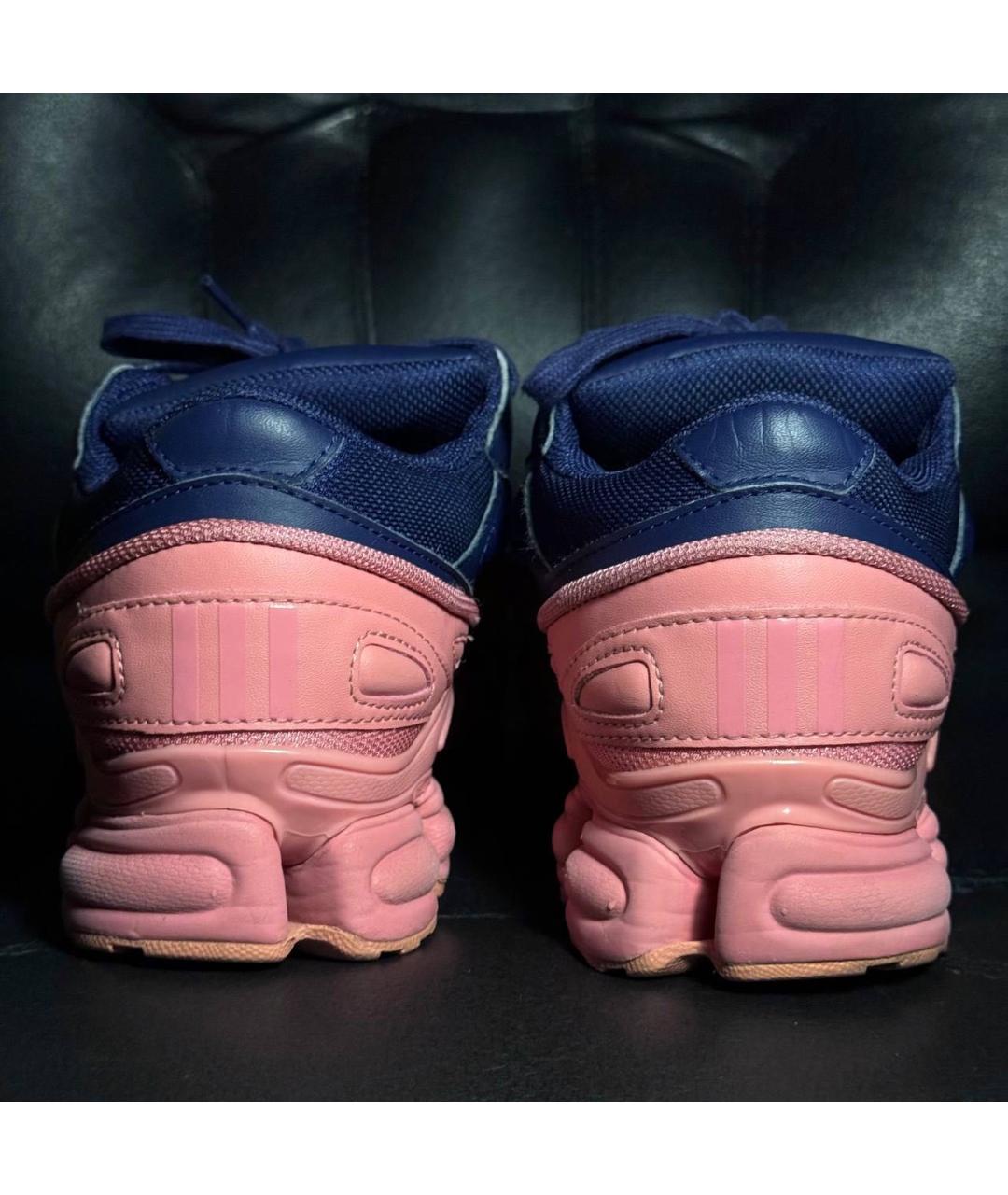 ADIDAS X RAF SIMONS Коралловые текстильные кроссовки, фото 2