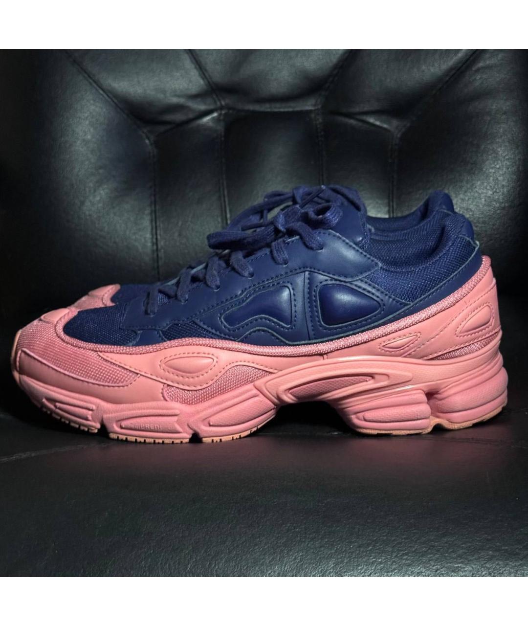 ADIDAS X RAF SIMONS Коралловые текстильные кроссовки, фото 3