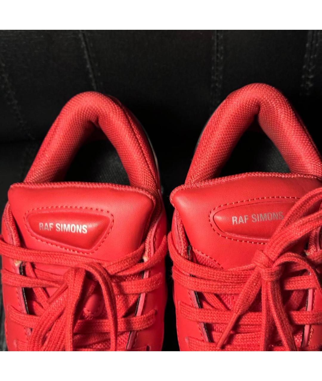 ADIDAS X RAF SIMONS Красные текстильные кроссовки, фото 8